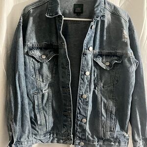 Wild Fable Distressed Denim Jacket (XS)